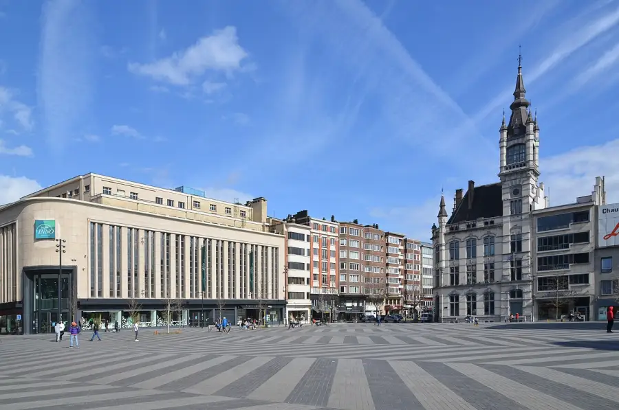 La place Verte à Charleroi