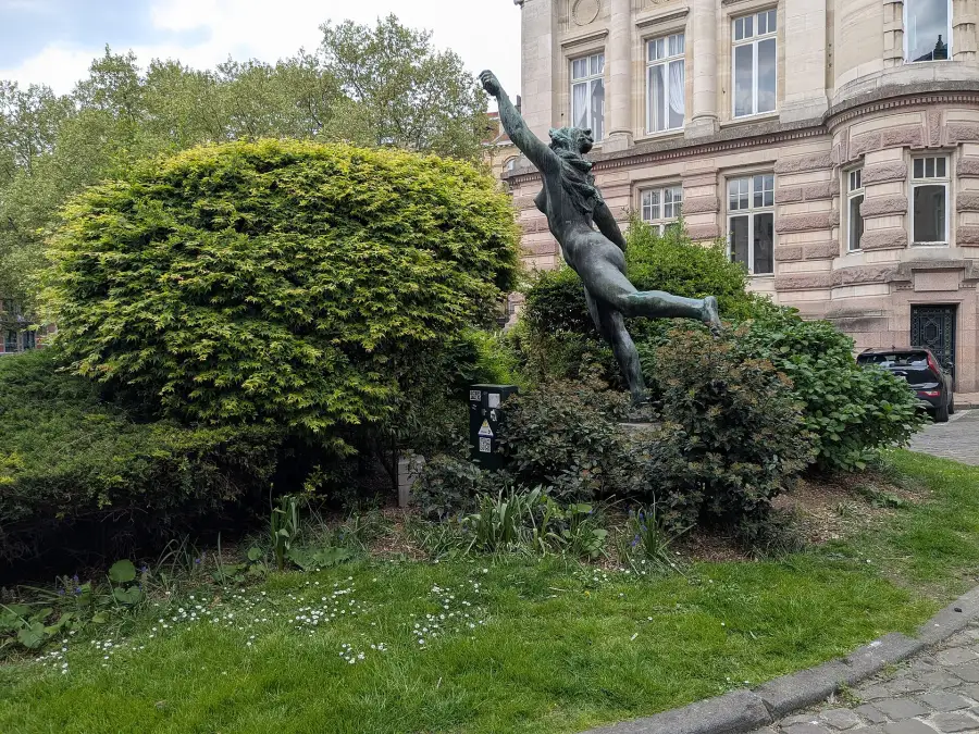Les jardins de l'hôtel de ville de Saint-Gilles