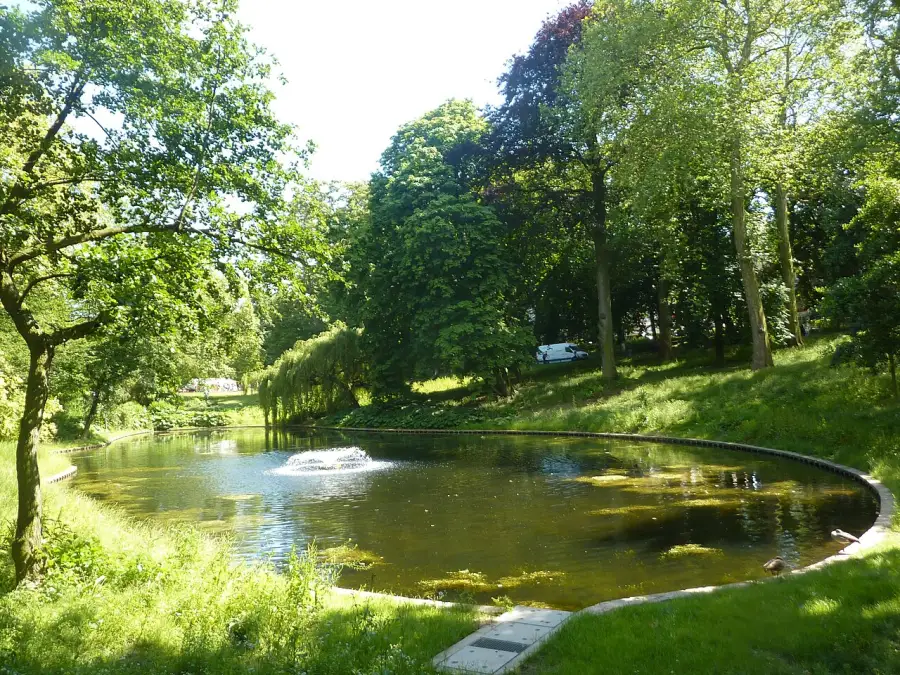 Les étangs du parc Josaphat à Schaerbeek